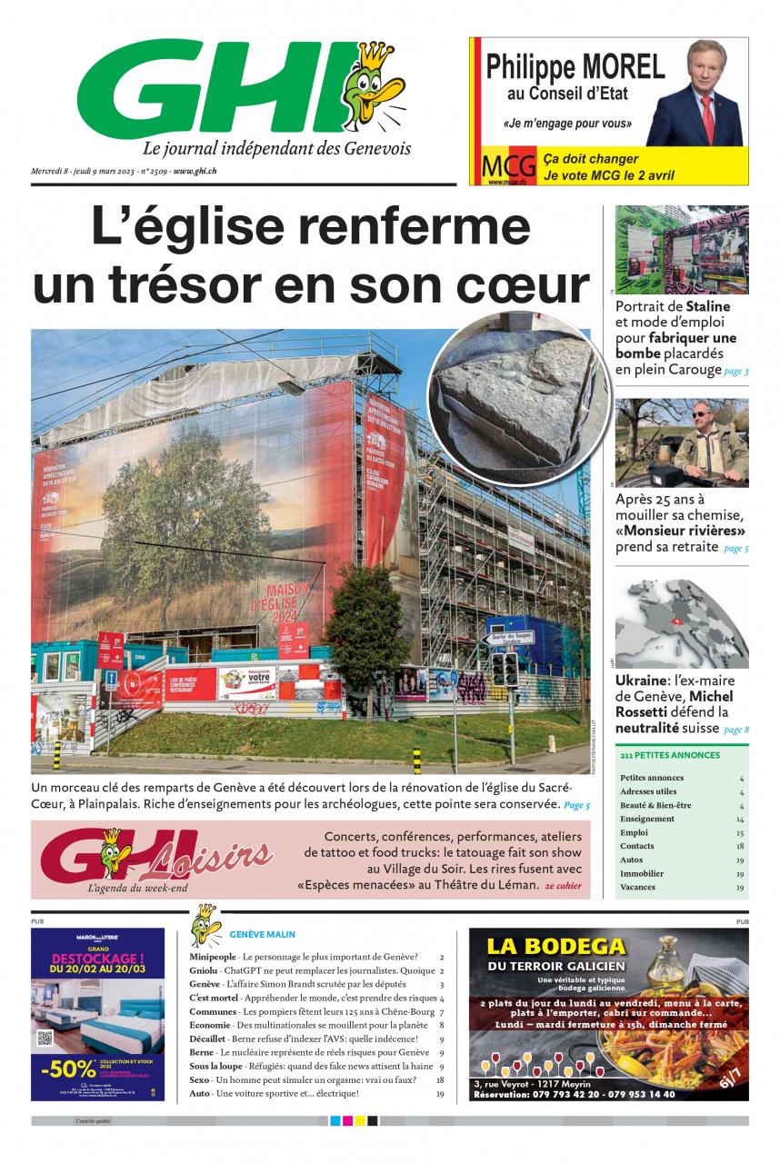 Un trésor archéologique découvert dans l'église du Sacré-Coeur